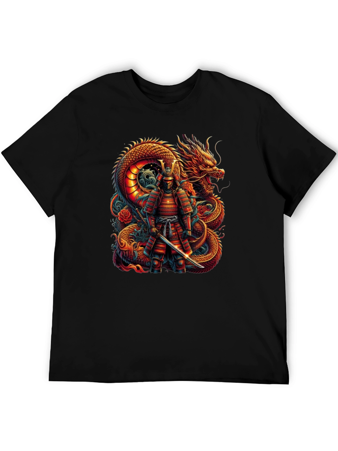 Dragon Samurai Graphic Tee