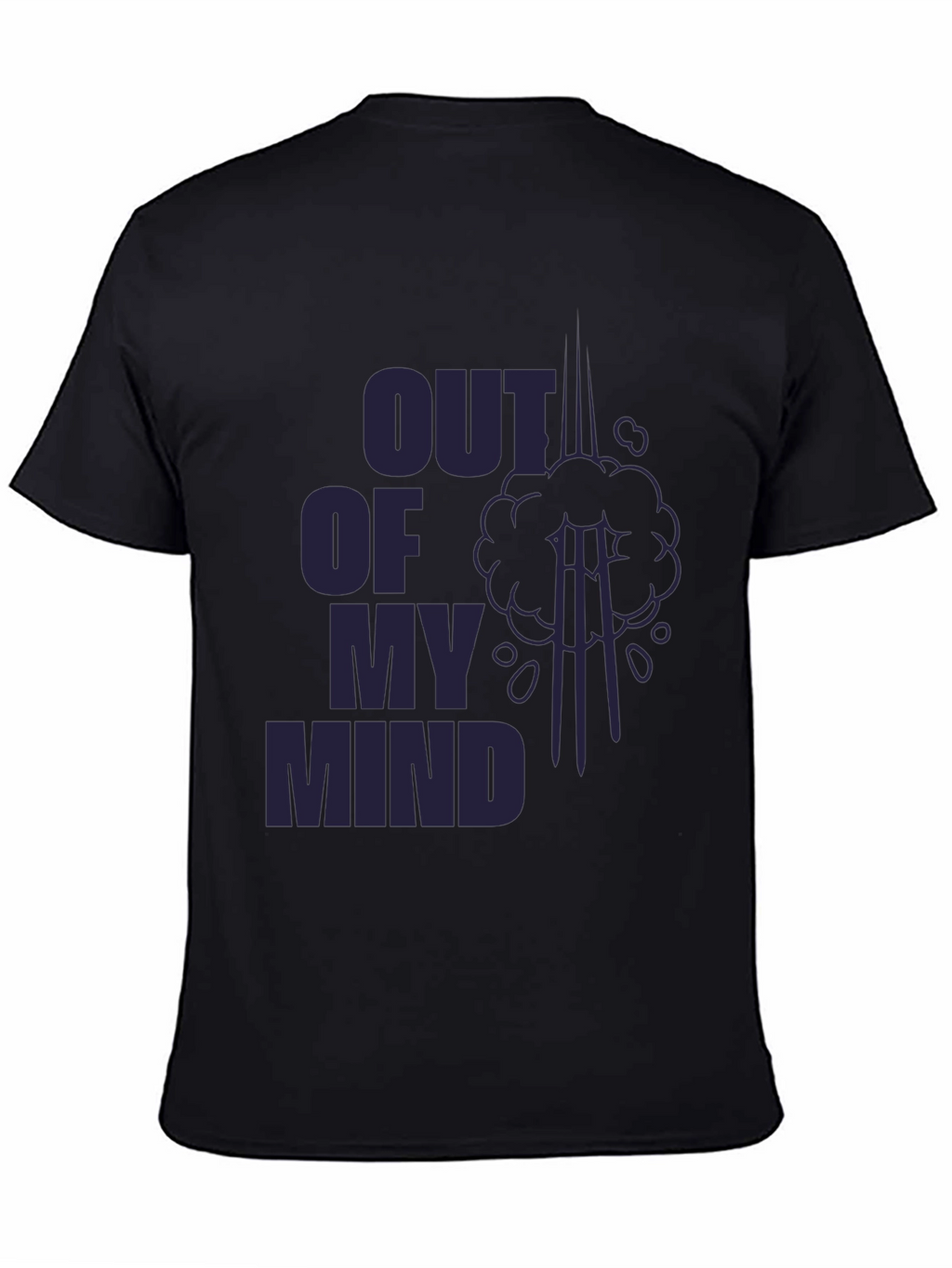 Out of My Mind Graphic T-Shirt - Black