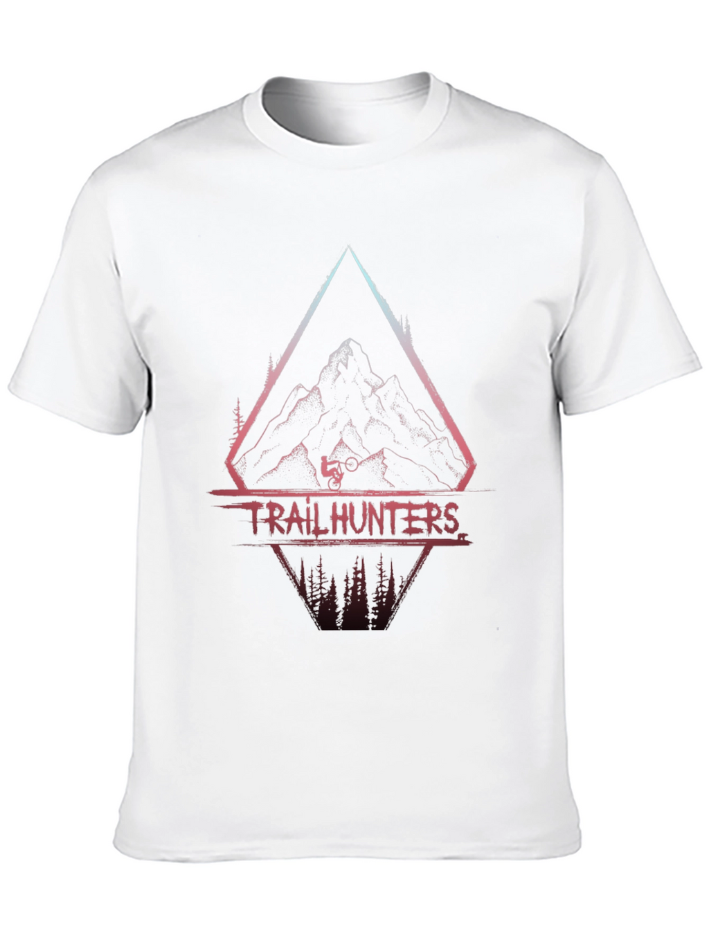 Trail Hunters Graphic Tee - Mountain Bike Adventure