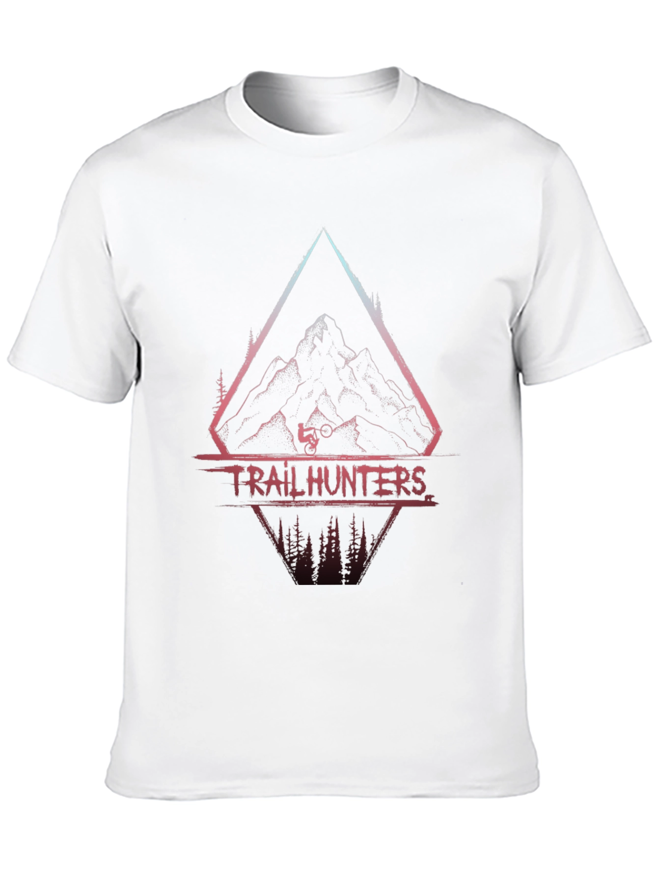 Trail Hunters Graphic Tee - Mountain Bike Adventure
