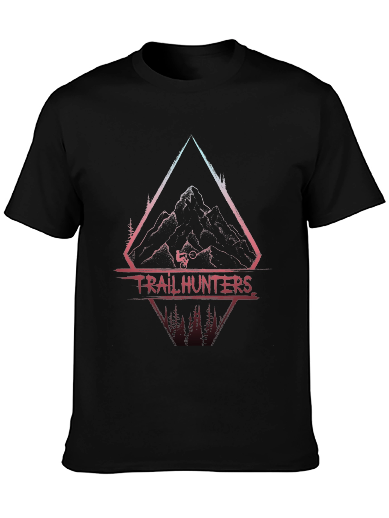 Trail Hunters Graphic Tee - Mountain Bike Adventure
