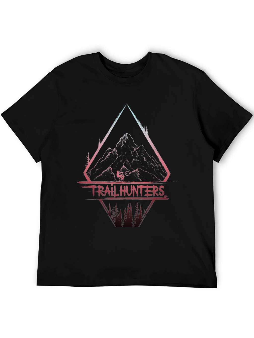 Trail Hunters Graphic Tee - Mountain Bike Adventure