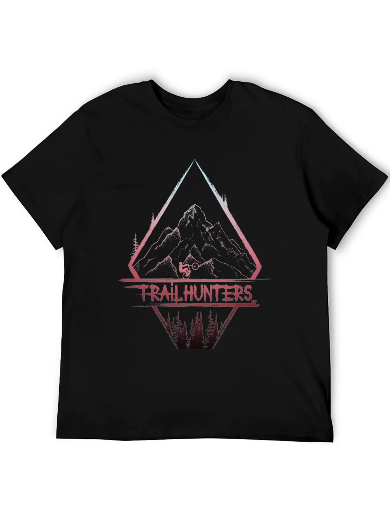 Trail Hunters Graphic Tee - Mountain Bike Adventure