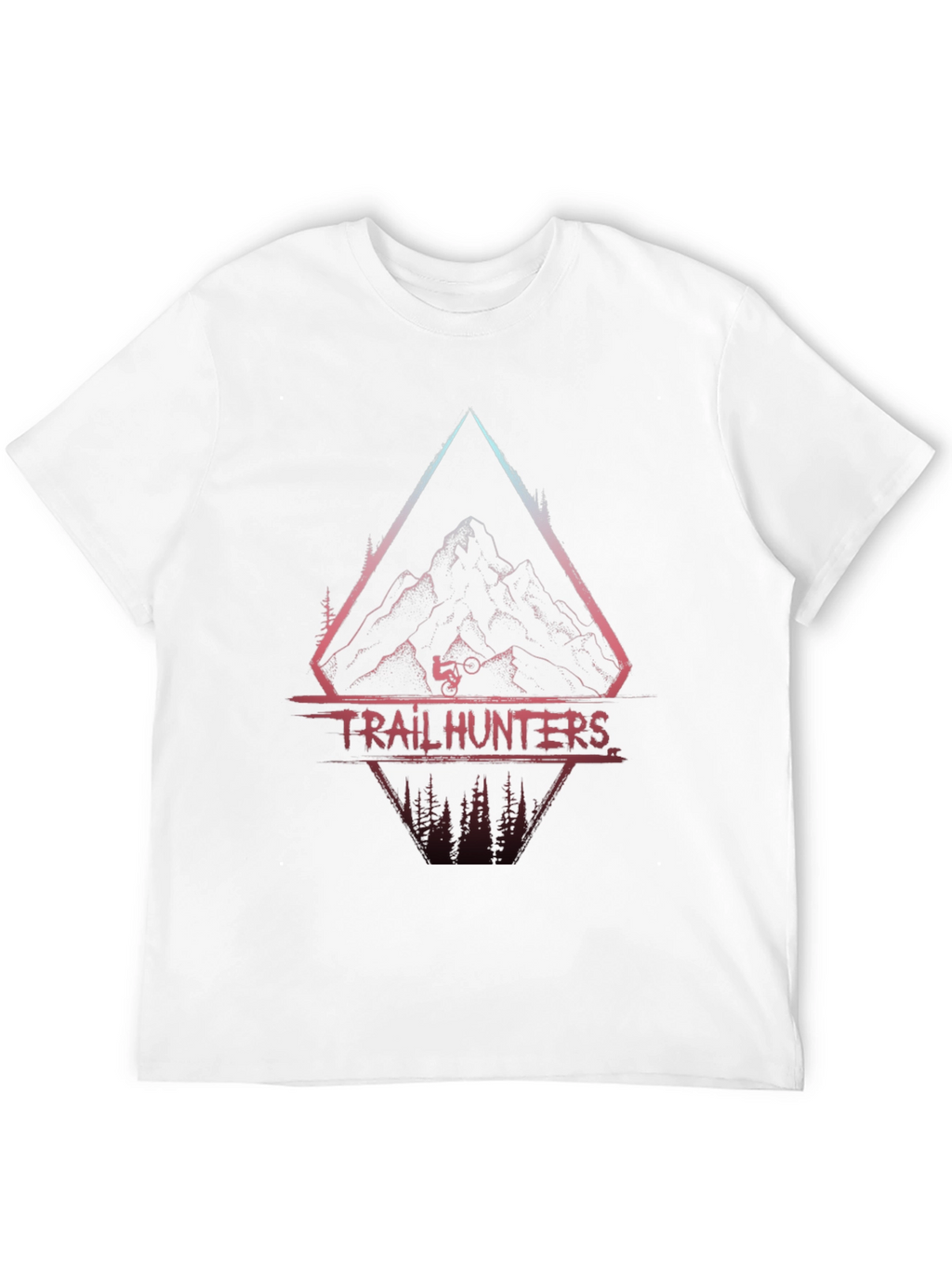 Trail Hunters Graphic Tee - Mountain Bike Adventure
