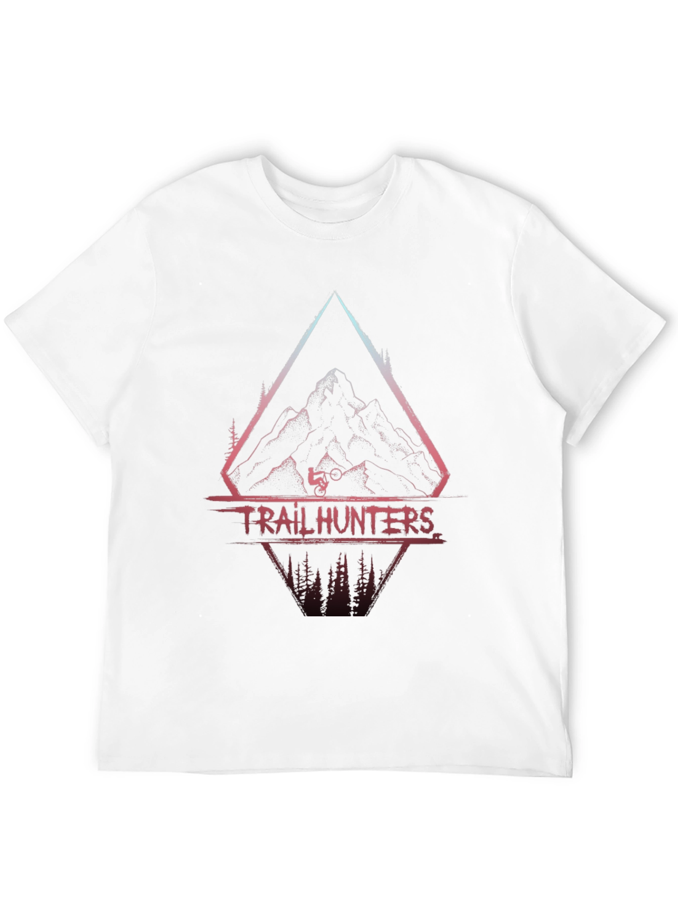 Trail Hunters Graphic Tee - Mountain Bike Adventure