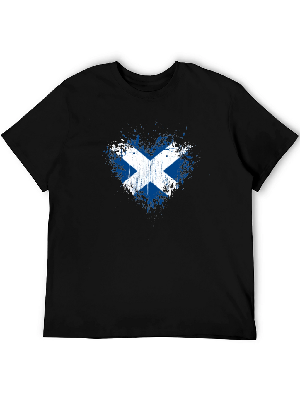 Scottish Flag Heart T-Shirt