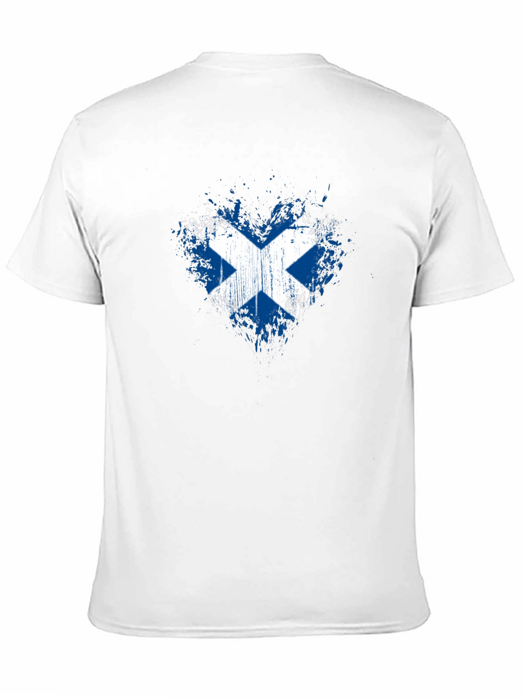 Scottish Flag Heart T-Shirt