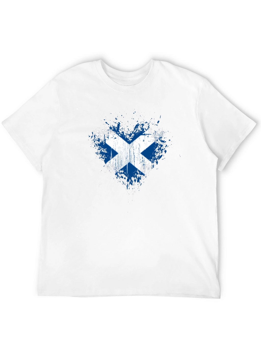 Scottish Flag Heart T-Shirt