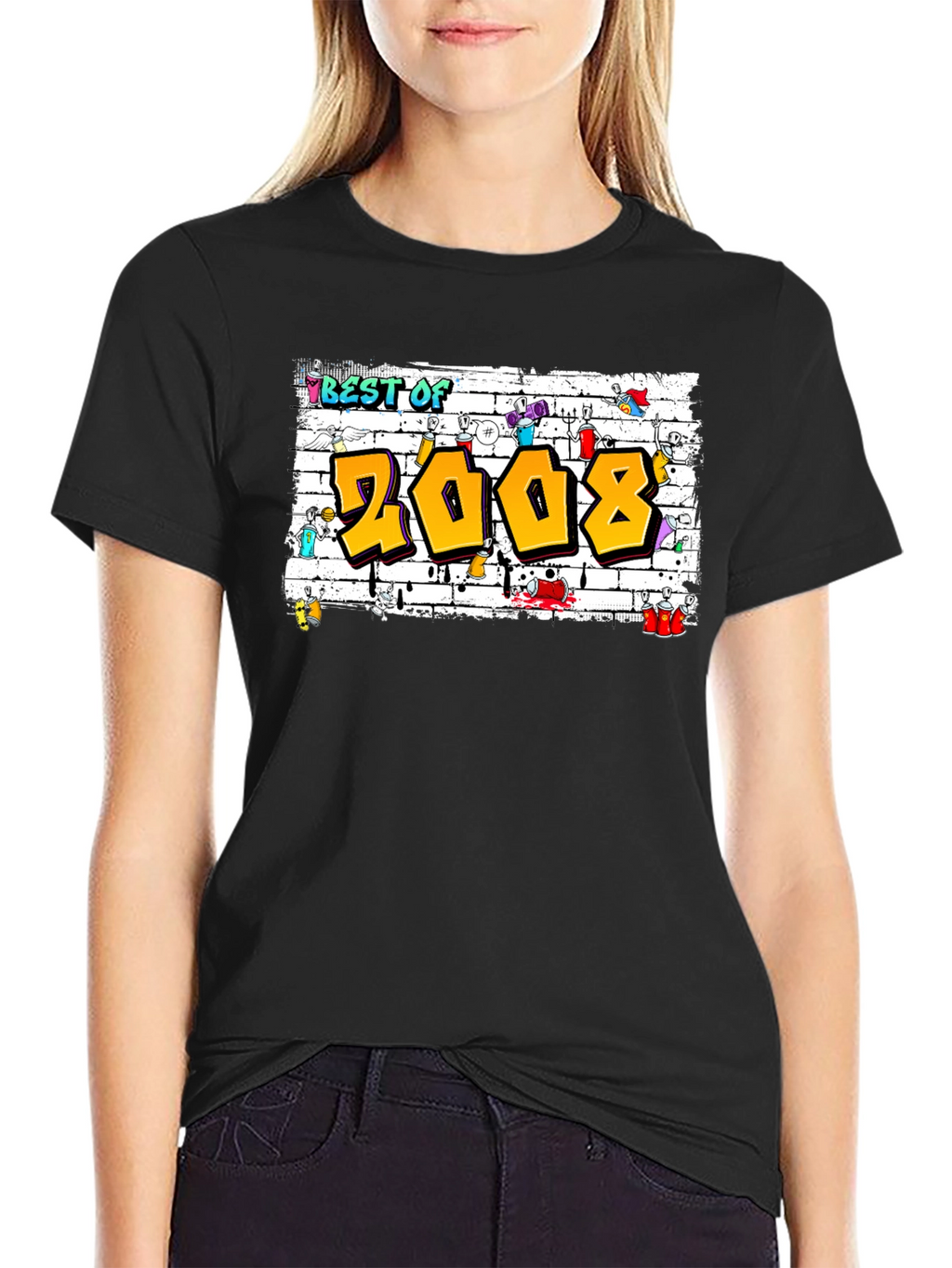 Best of 2008 Graffiti Style Tee