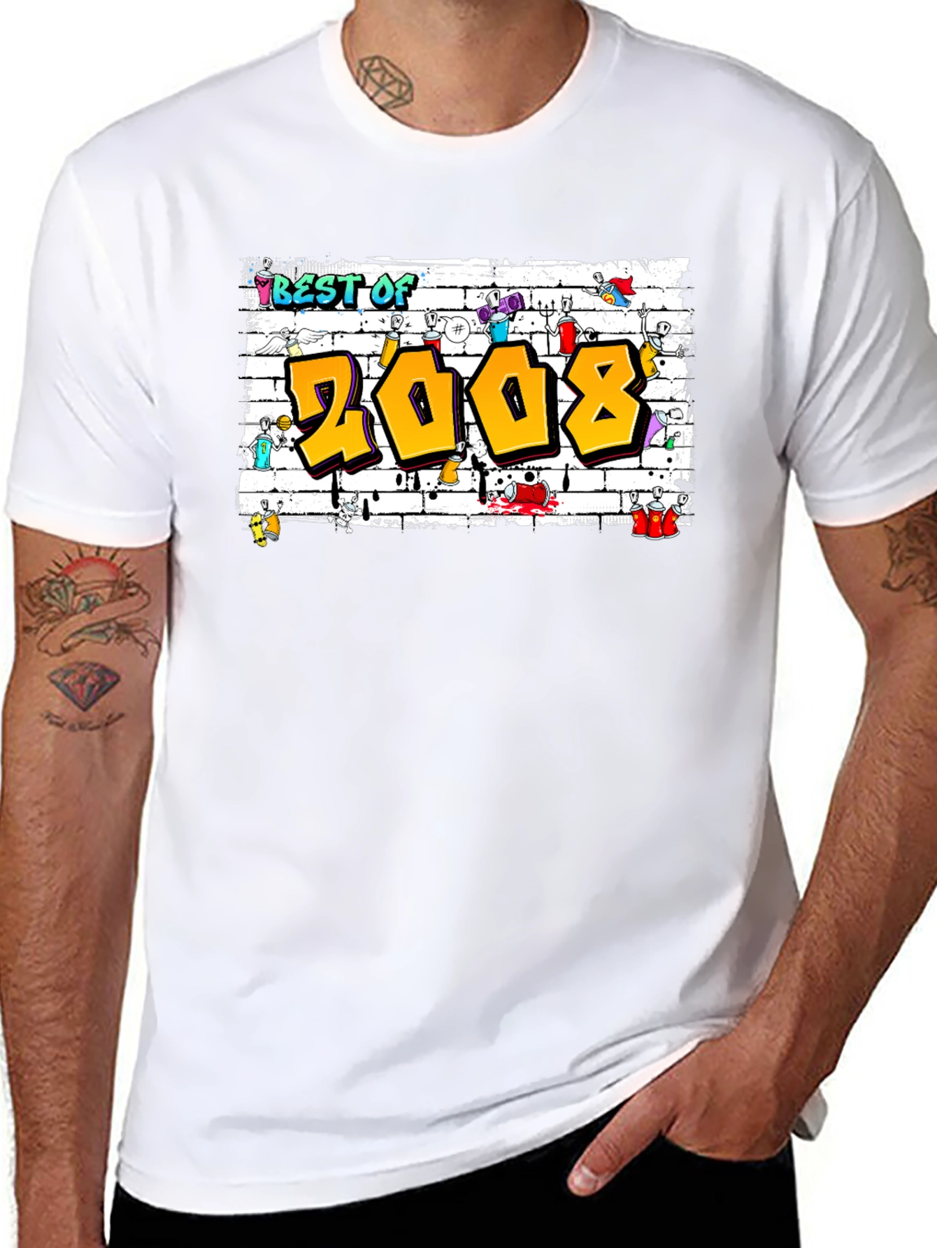 Best of 2008 Graffiti Style Tee