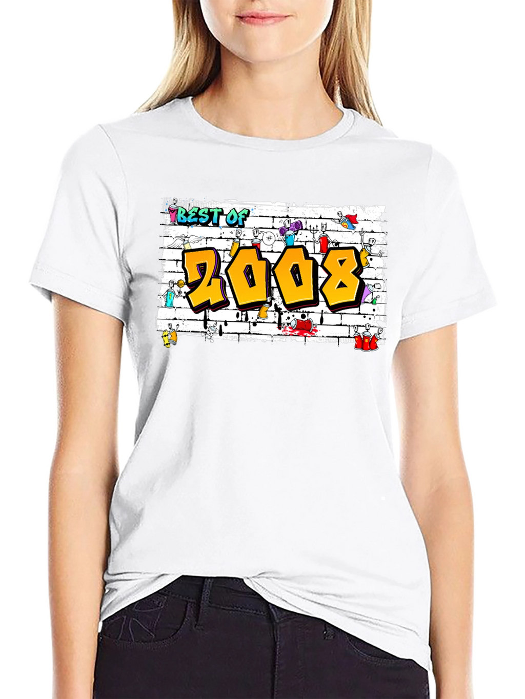 Best of 2008 Graffiti Style Tee