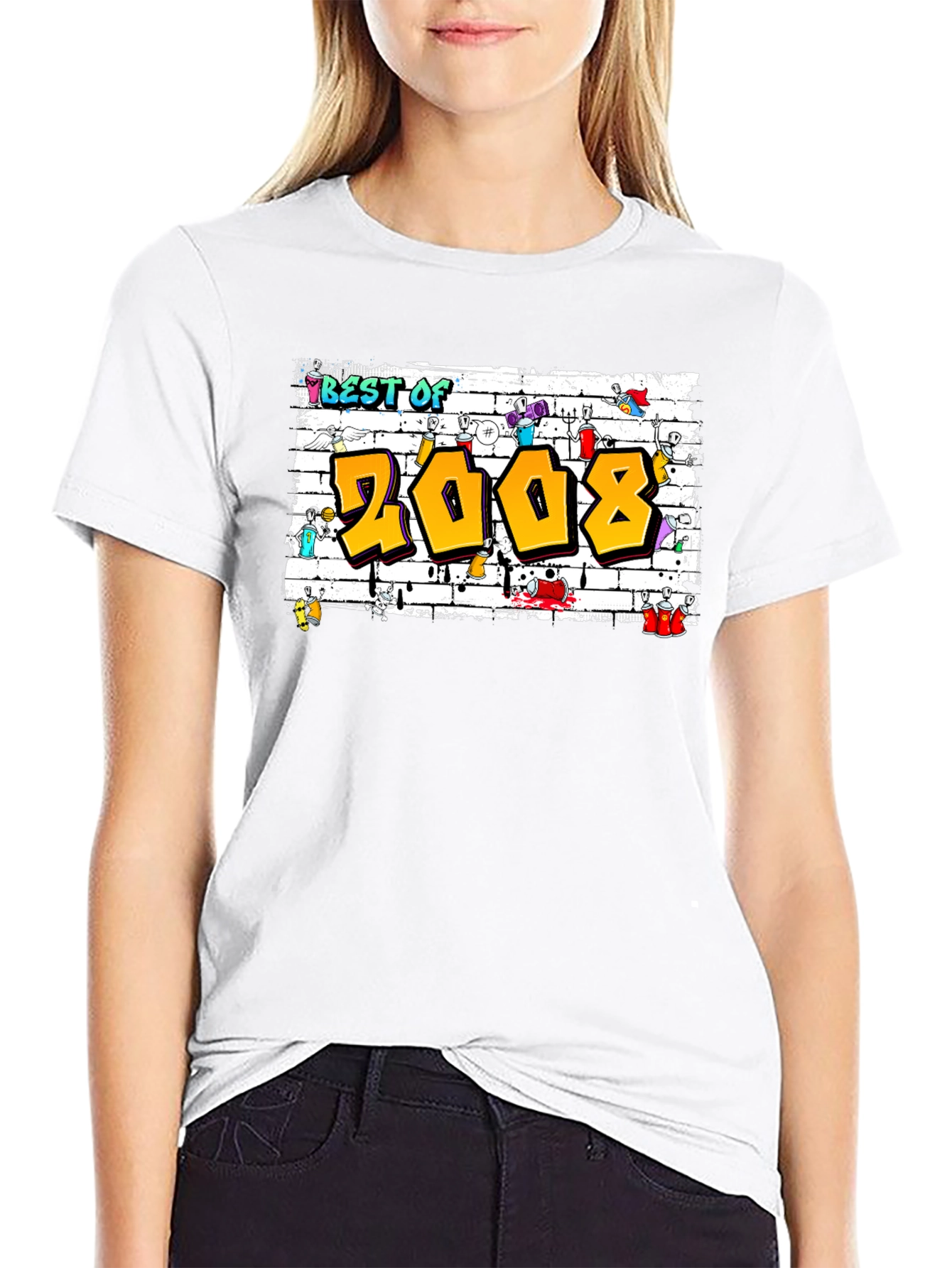 Best of 2008 Graffiti Style Tee