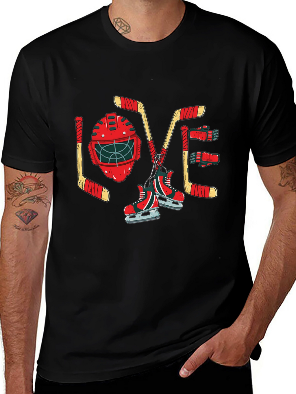 Hockey Love Graphic T-Shirt