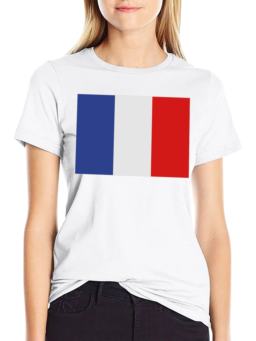 French Flag T-Shirt - Show Your Pride!