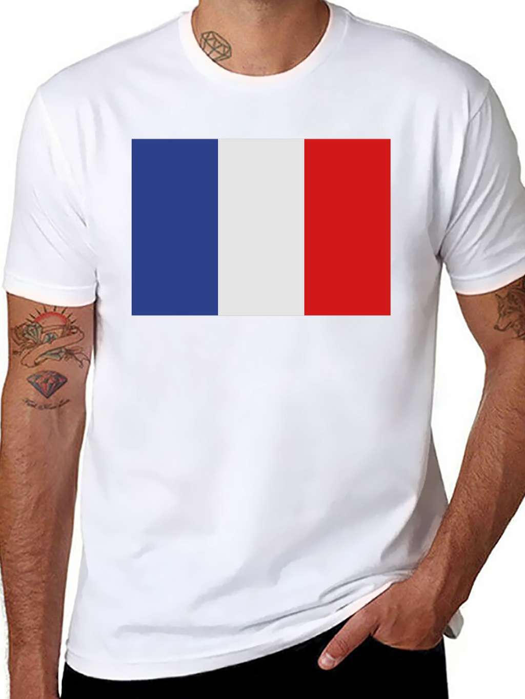 French Flag T-Shirt - Show Your Pride!