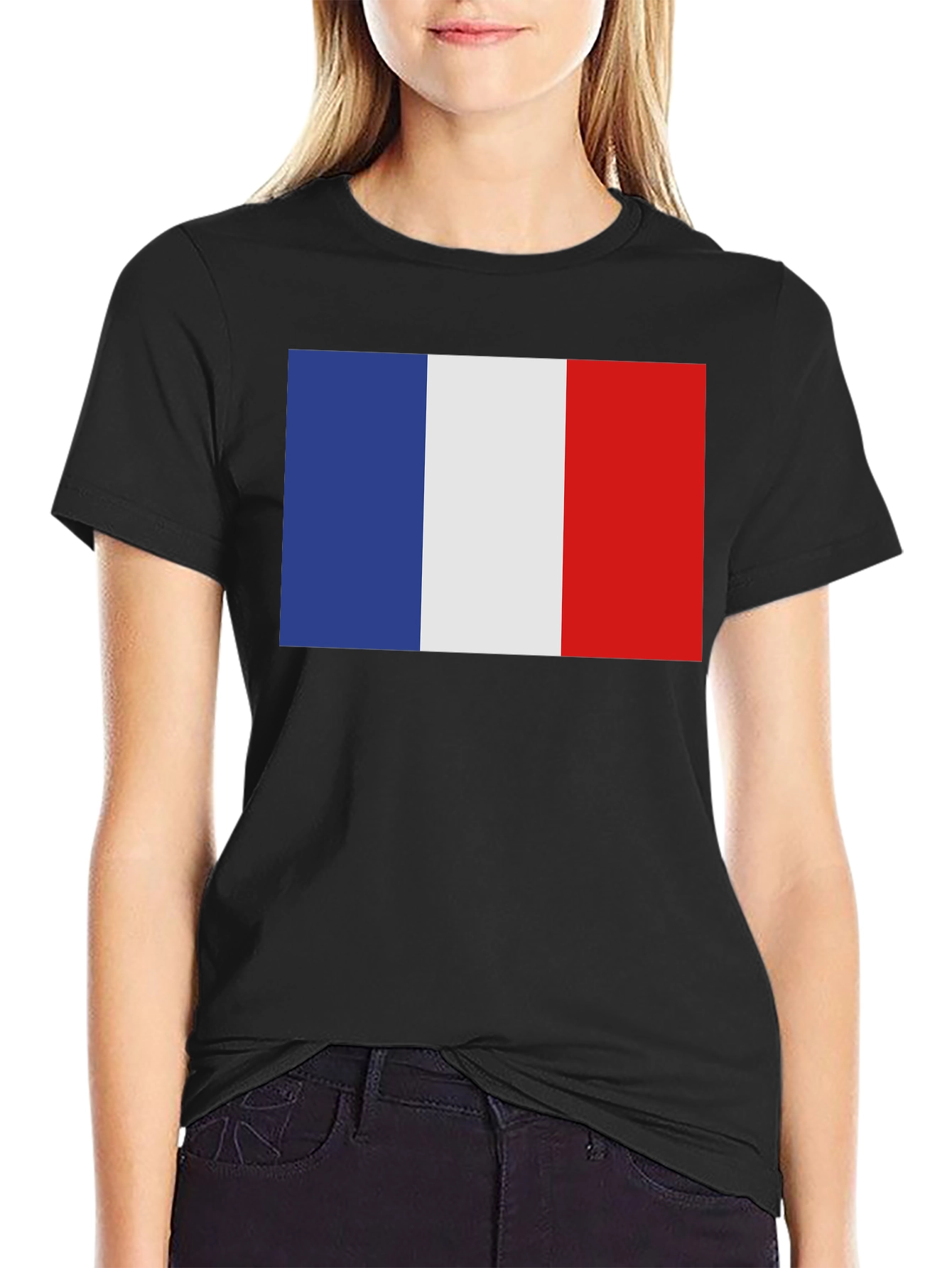 French Flag T-Shirt - Show Your Pride!