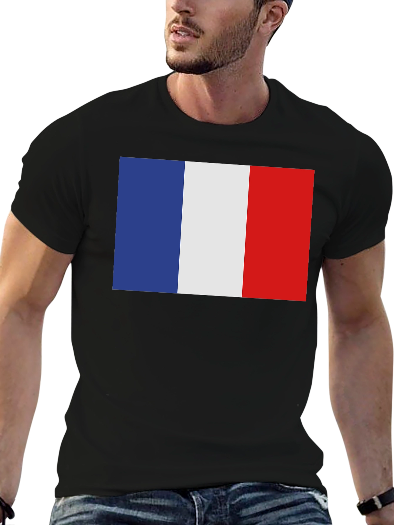 French Flag T-Shirt - Show Your Pride!