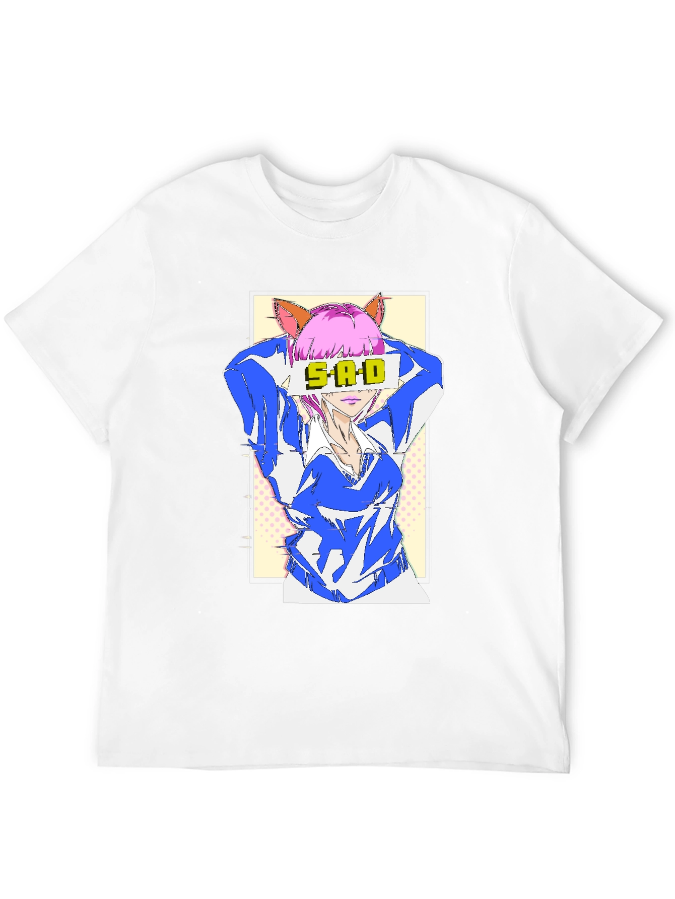 Anime SAD T-Shirt - Unisex Graphic Tee
