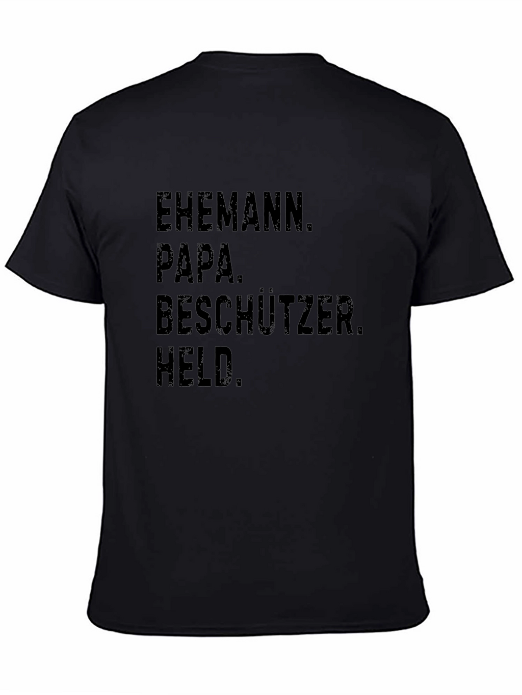 Husband Papa Protector Hero Mens T-Shirt