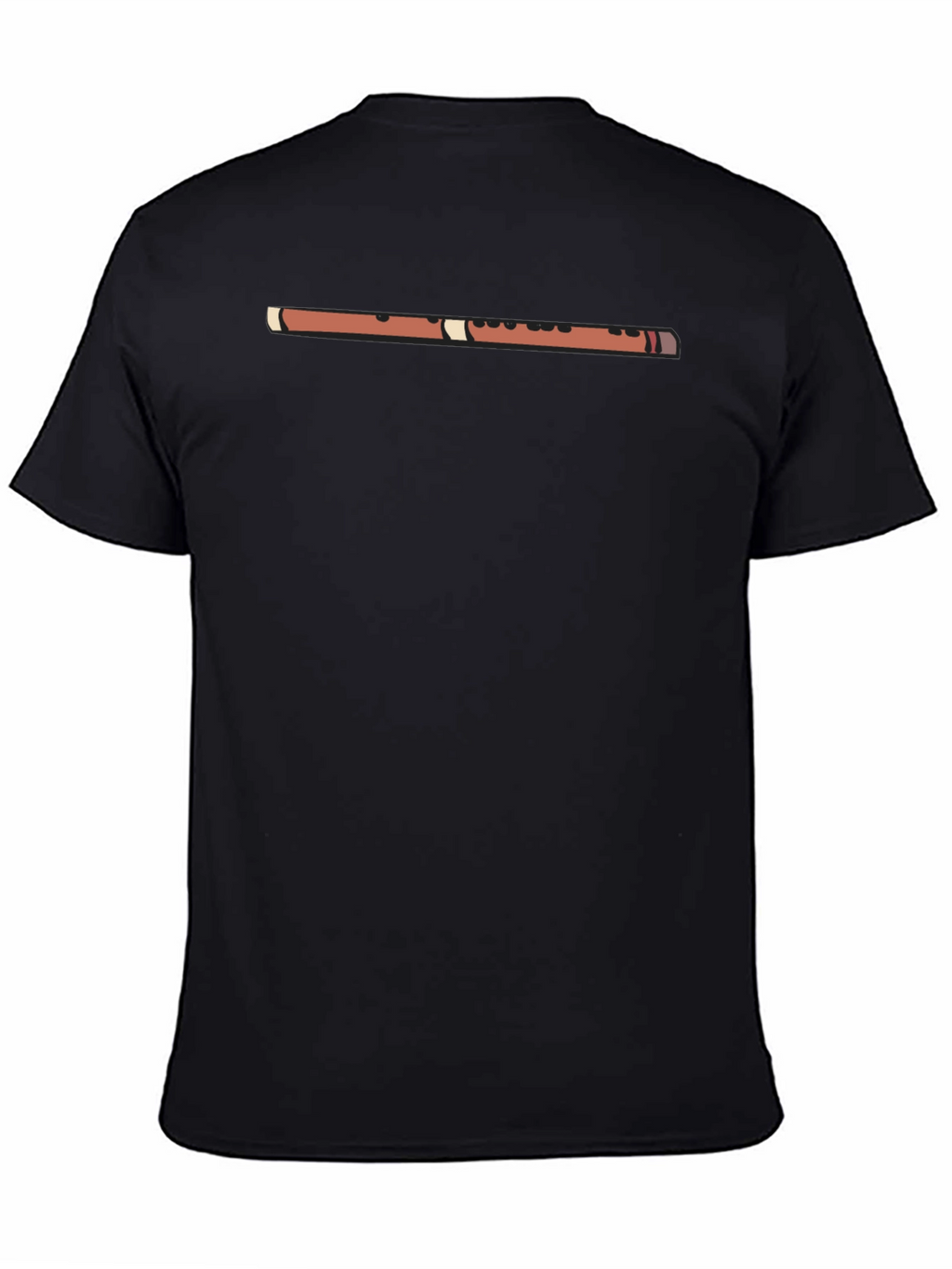 Musical Flute T-Shirt - Black