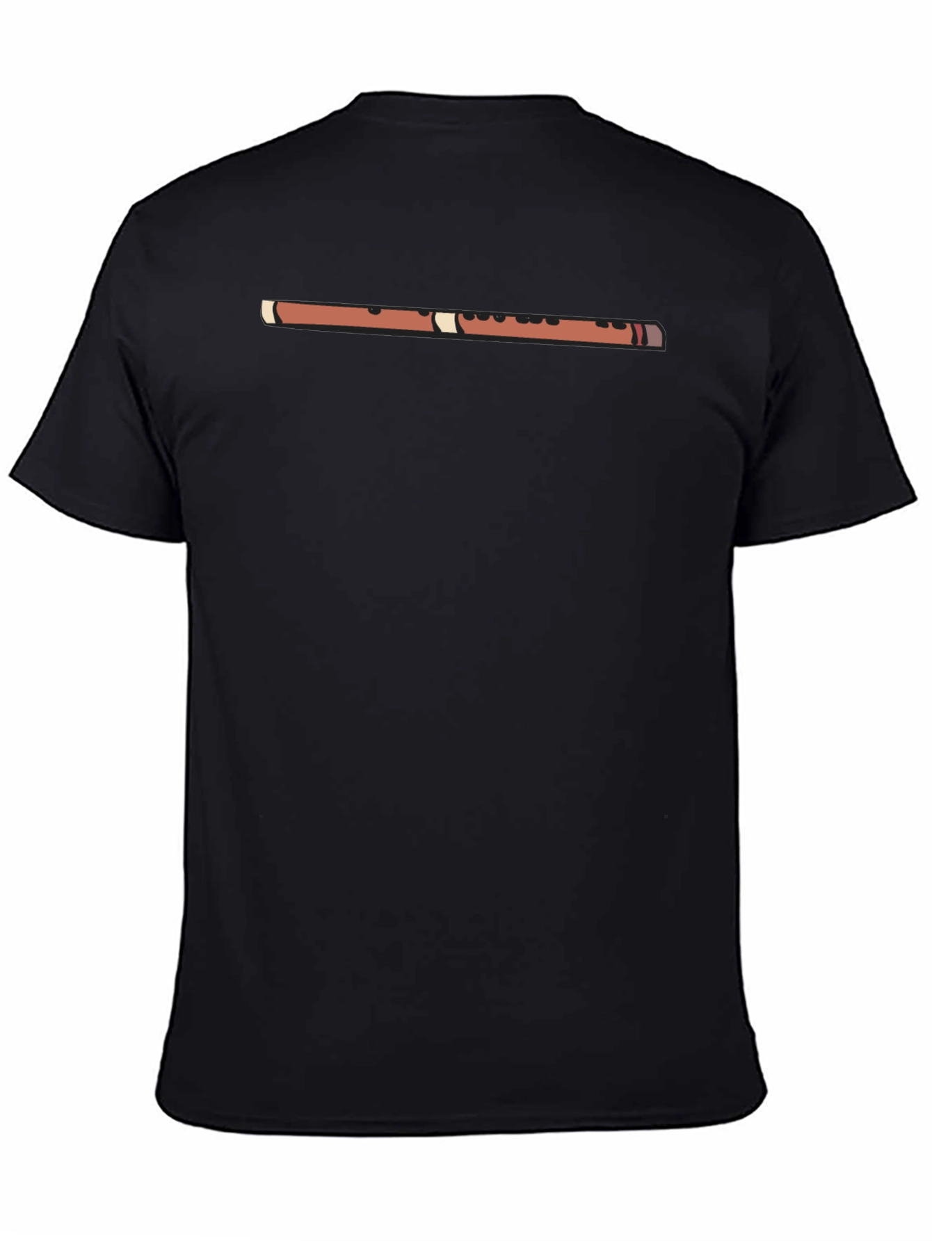 Musical Flute T-Shirt - Black