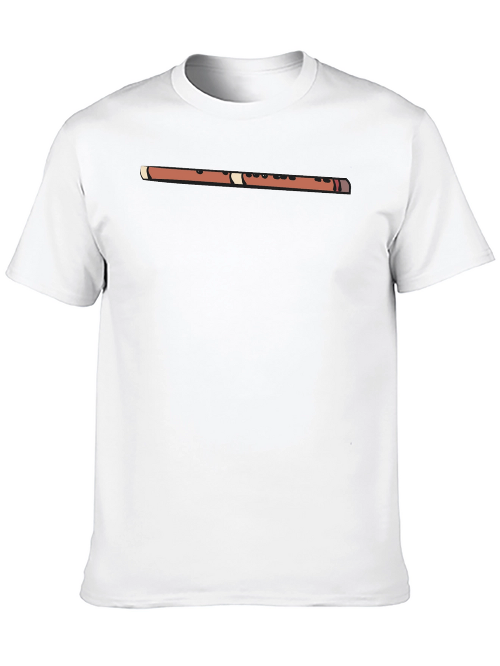 Musical Flute T-Shirt - Black