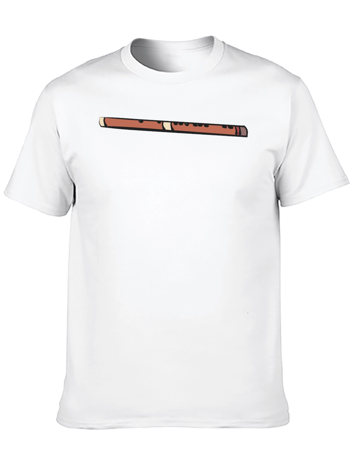 Musical Flute T-Shirt - Black