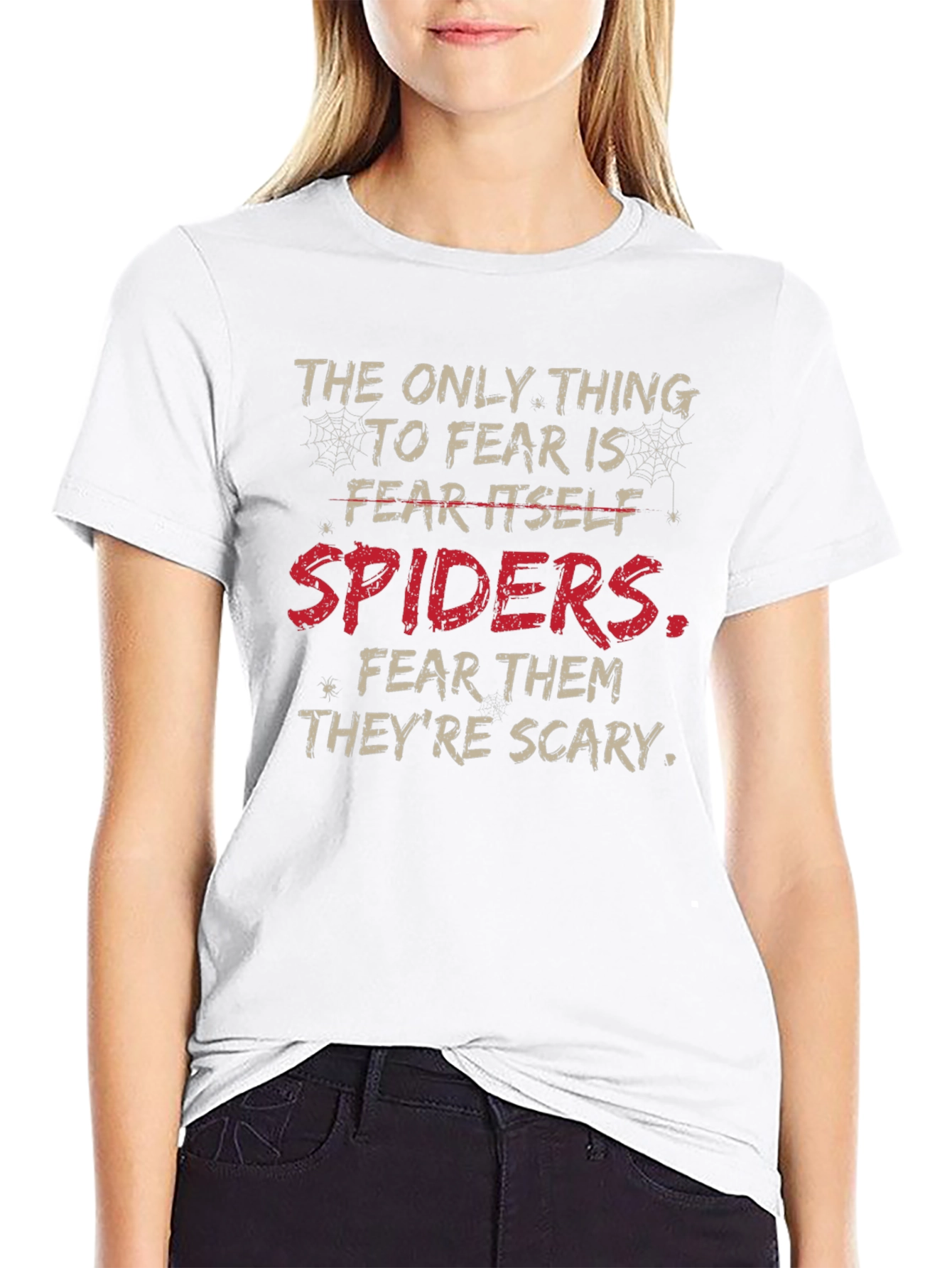 Spiders T-Shirt: Fear Itself Funny Graphic Tee