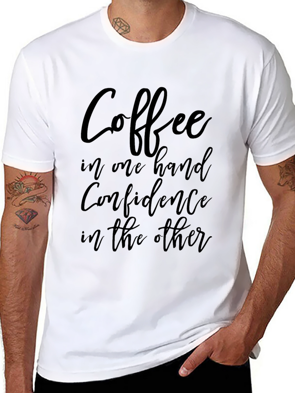 Coffee & Confidence Graphic Tee