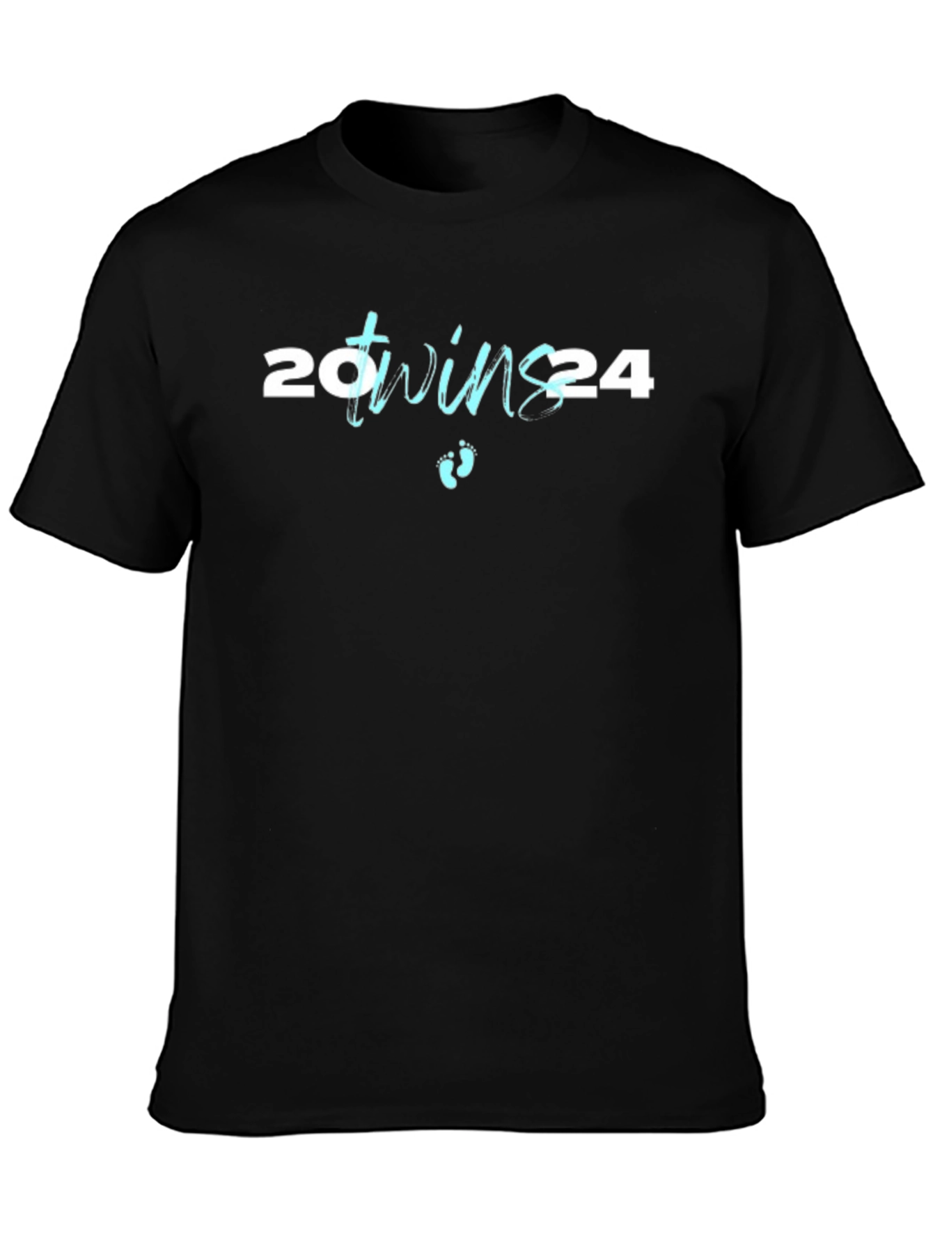 Twins 2024 T-Shirt New Baby Twins Announcement Tee
