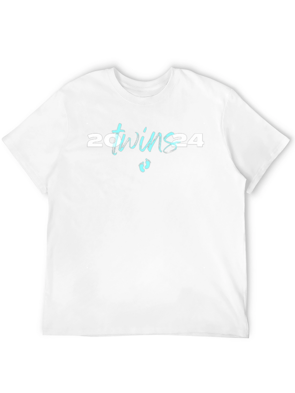 Twins 2024 T-Shirt New Baby Twins Announcement Tee