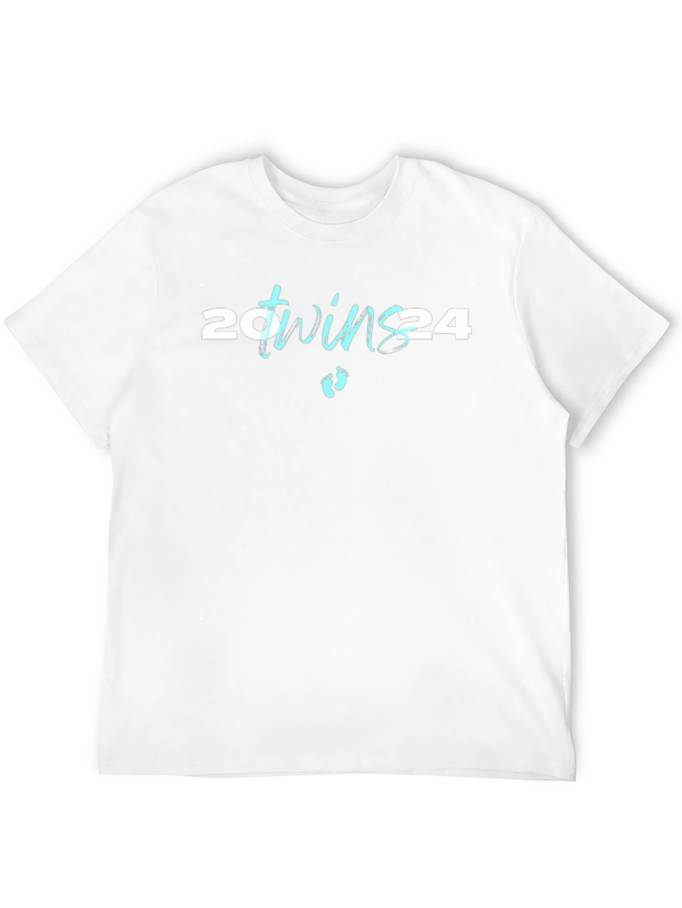 Twins 2024 T-Shirt New Baby Twins Announcement Tee