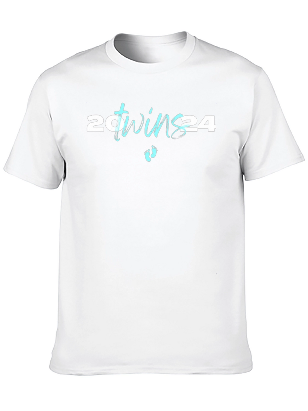 Twins 2024 T-Shirt New Baby Twins Announcement Tee