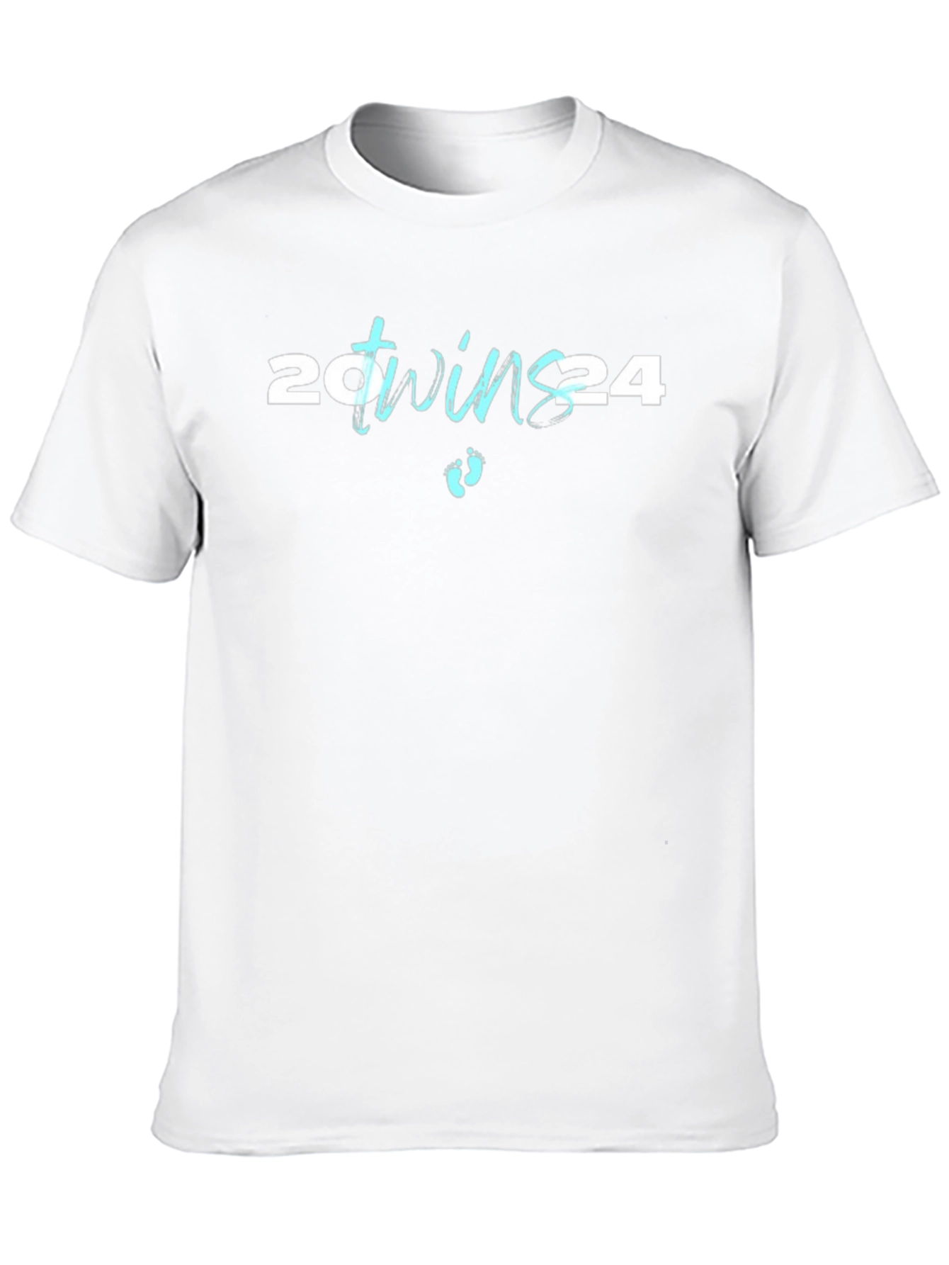Twins 2024 T-Shirt New Baby Twins Announcement Tee