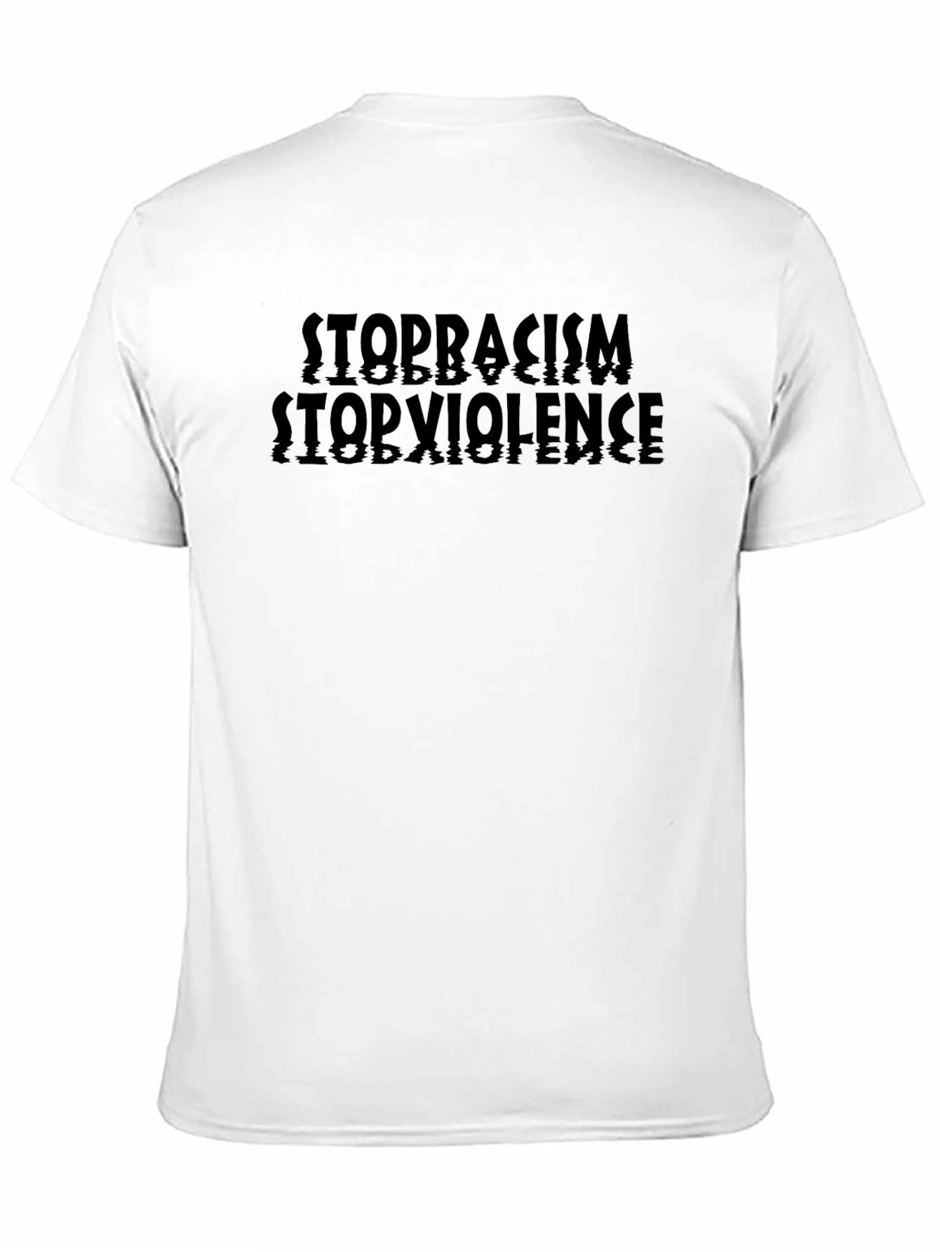 Stop Racism Stop Violence Graphic T-Shirt