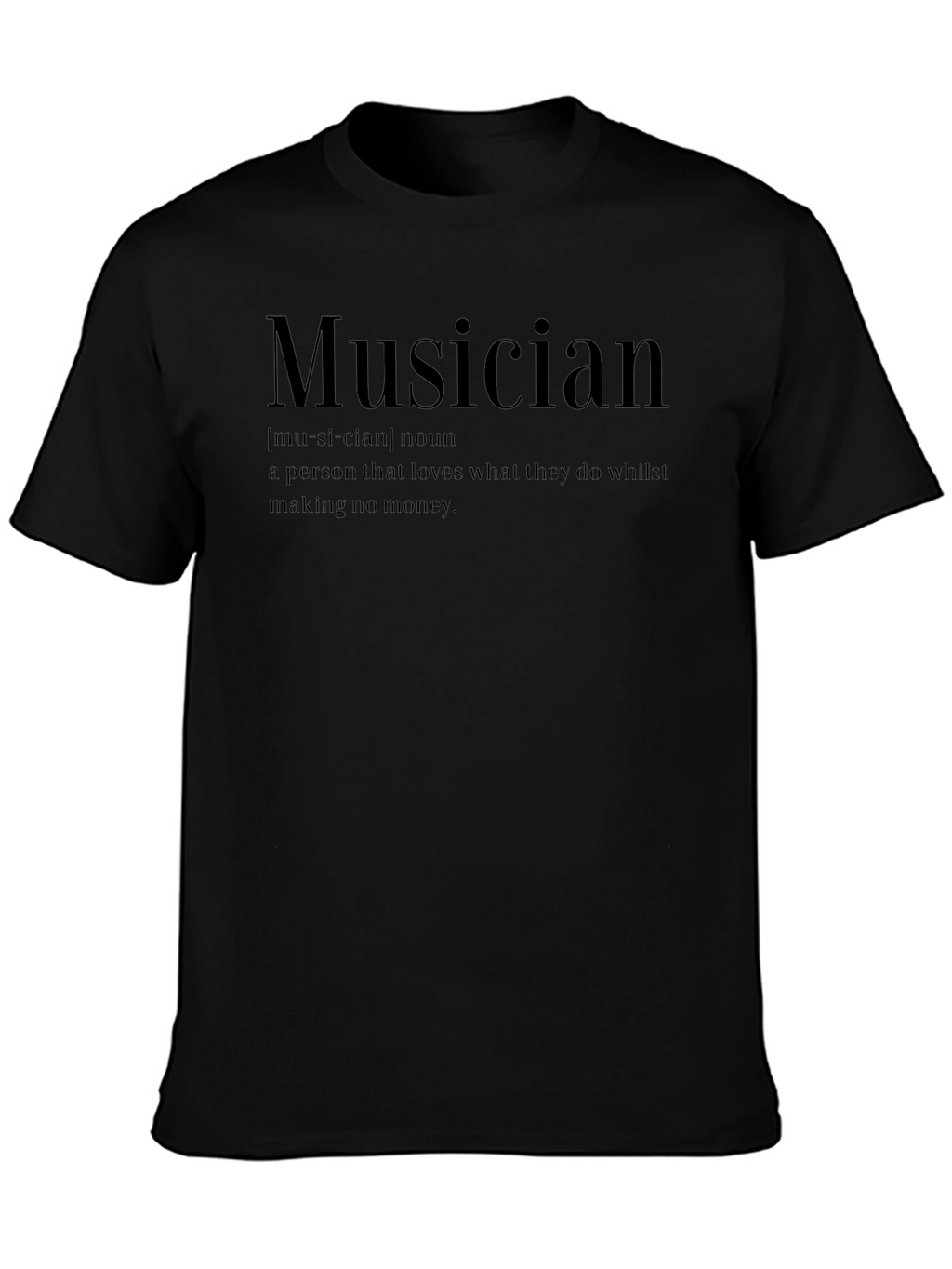 Musician Definition Graphic T-Shirt