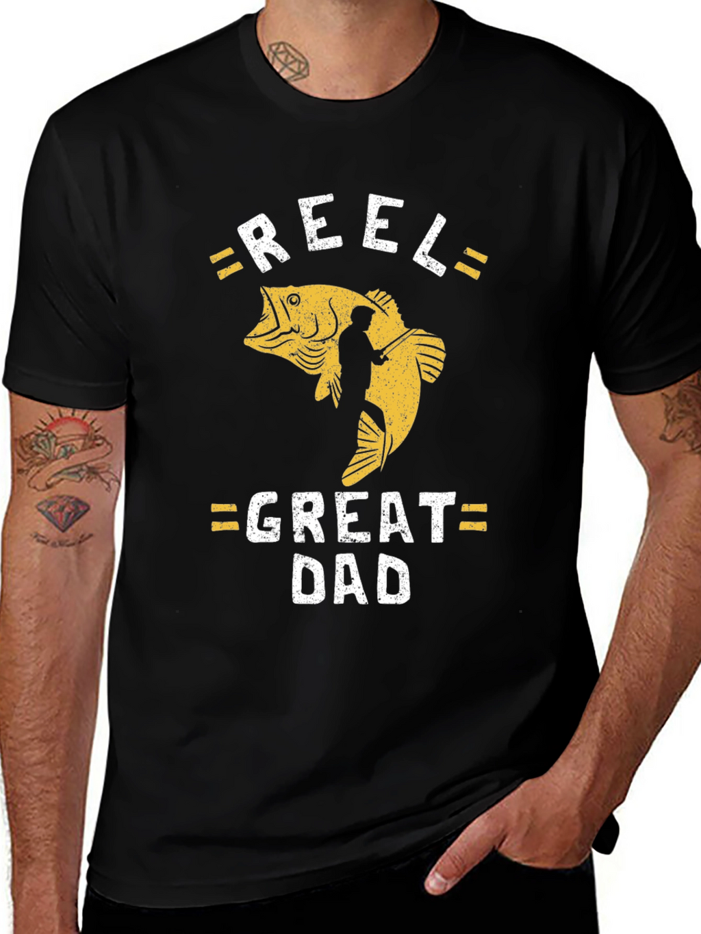 Reel Great Dad Fishing T-Shirt