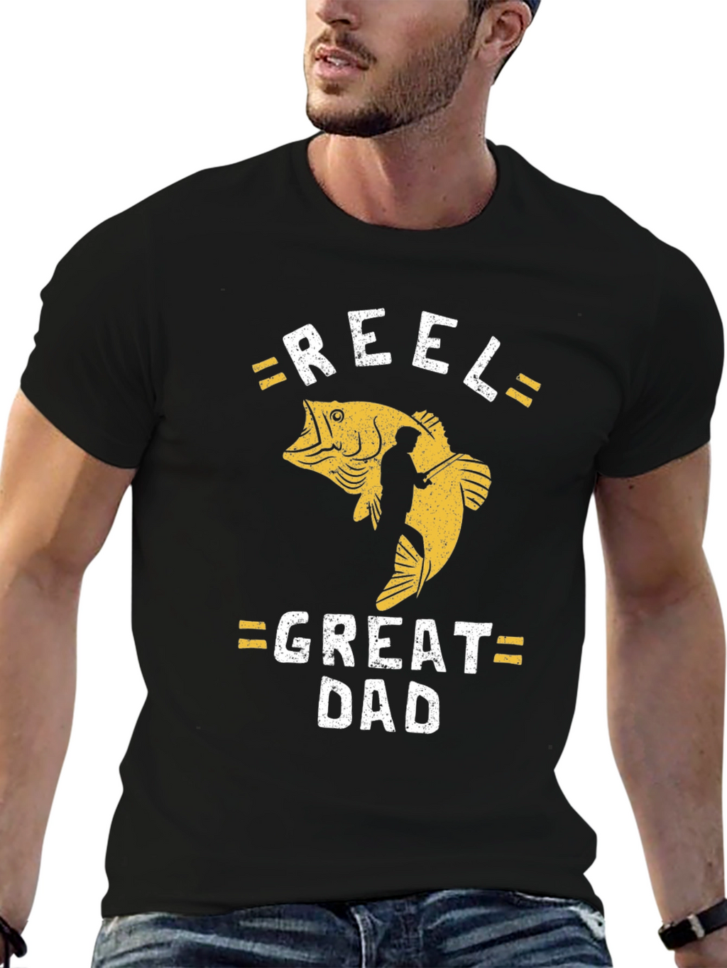 Reel Great Dad Fishing T-Shirt