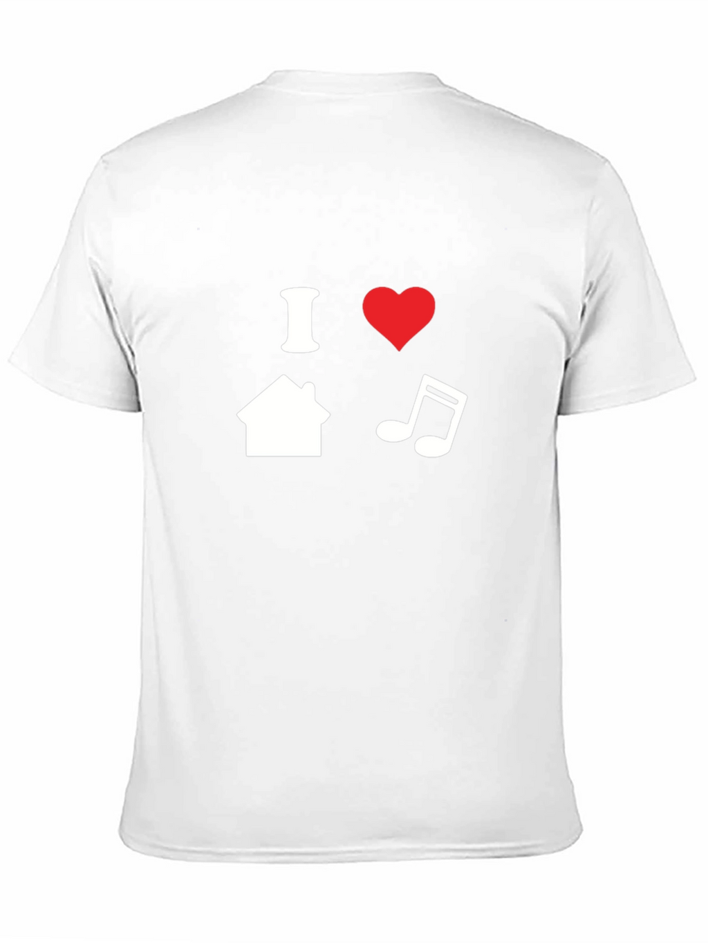 I Love House Music T-Shirt - Black Graphic Tee