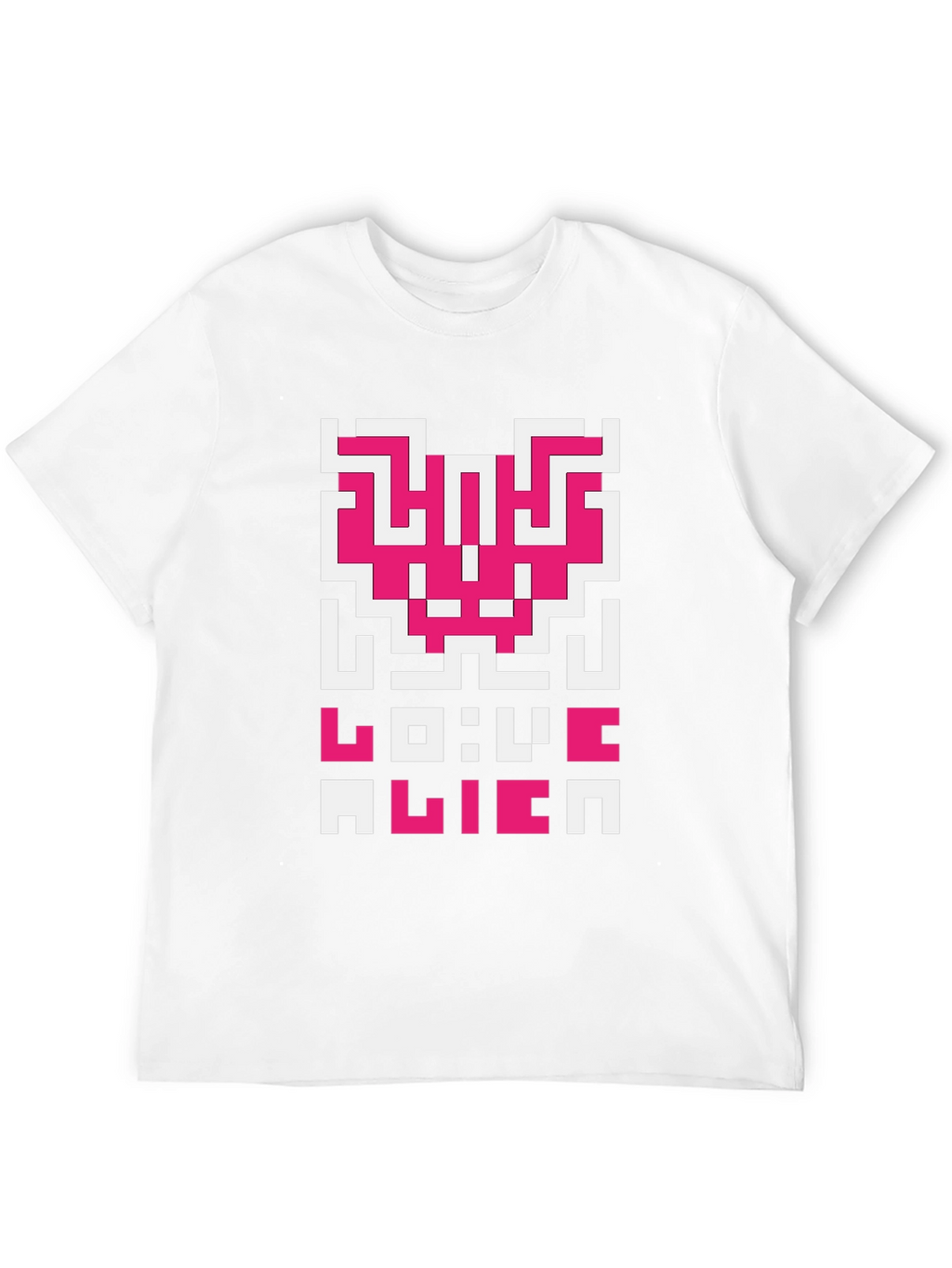 Love Alien Retro Graphic T-Shirt
