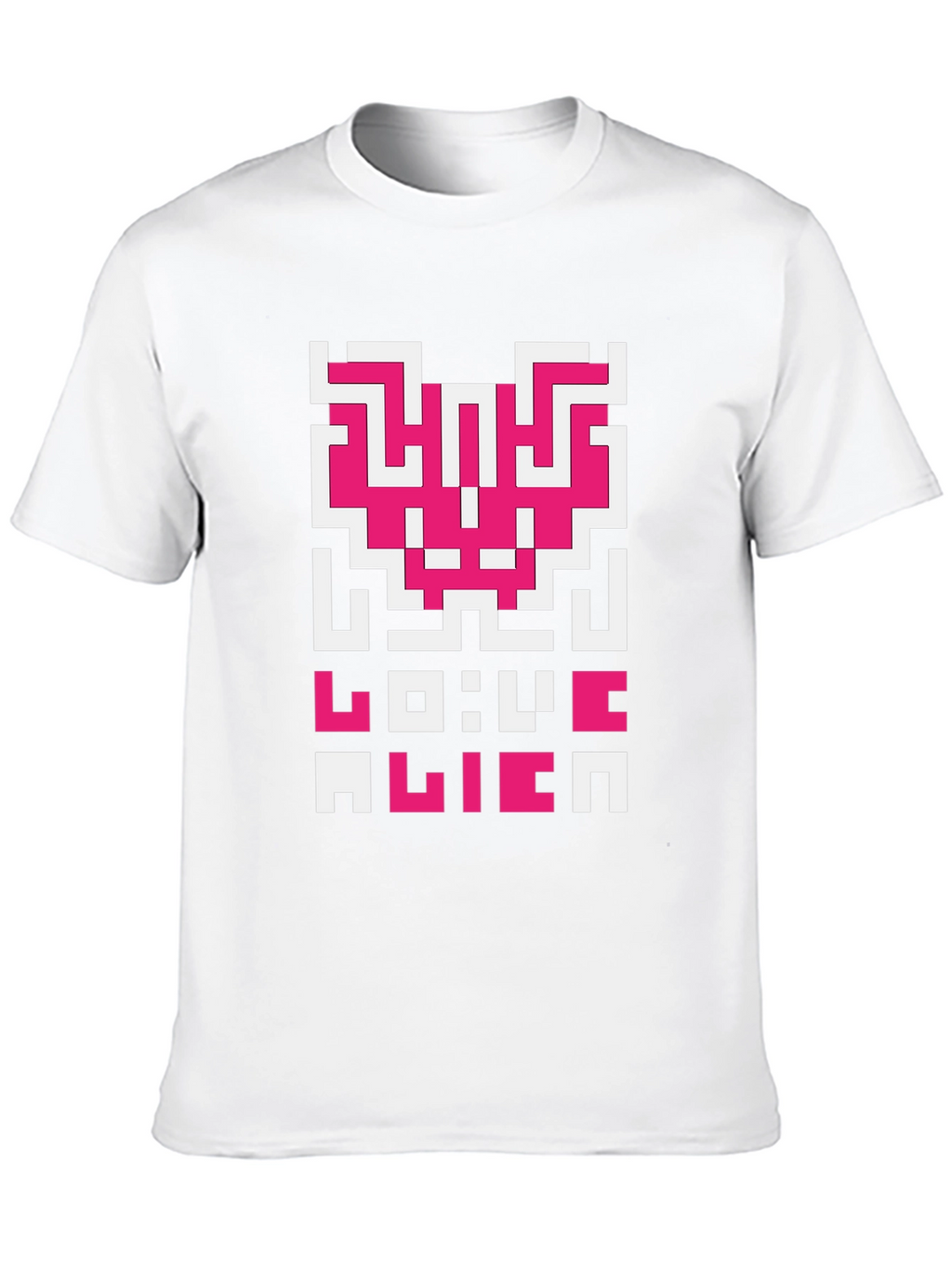 Love Alien Retro Graphic T-Shirt
