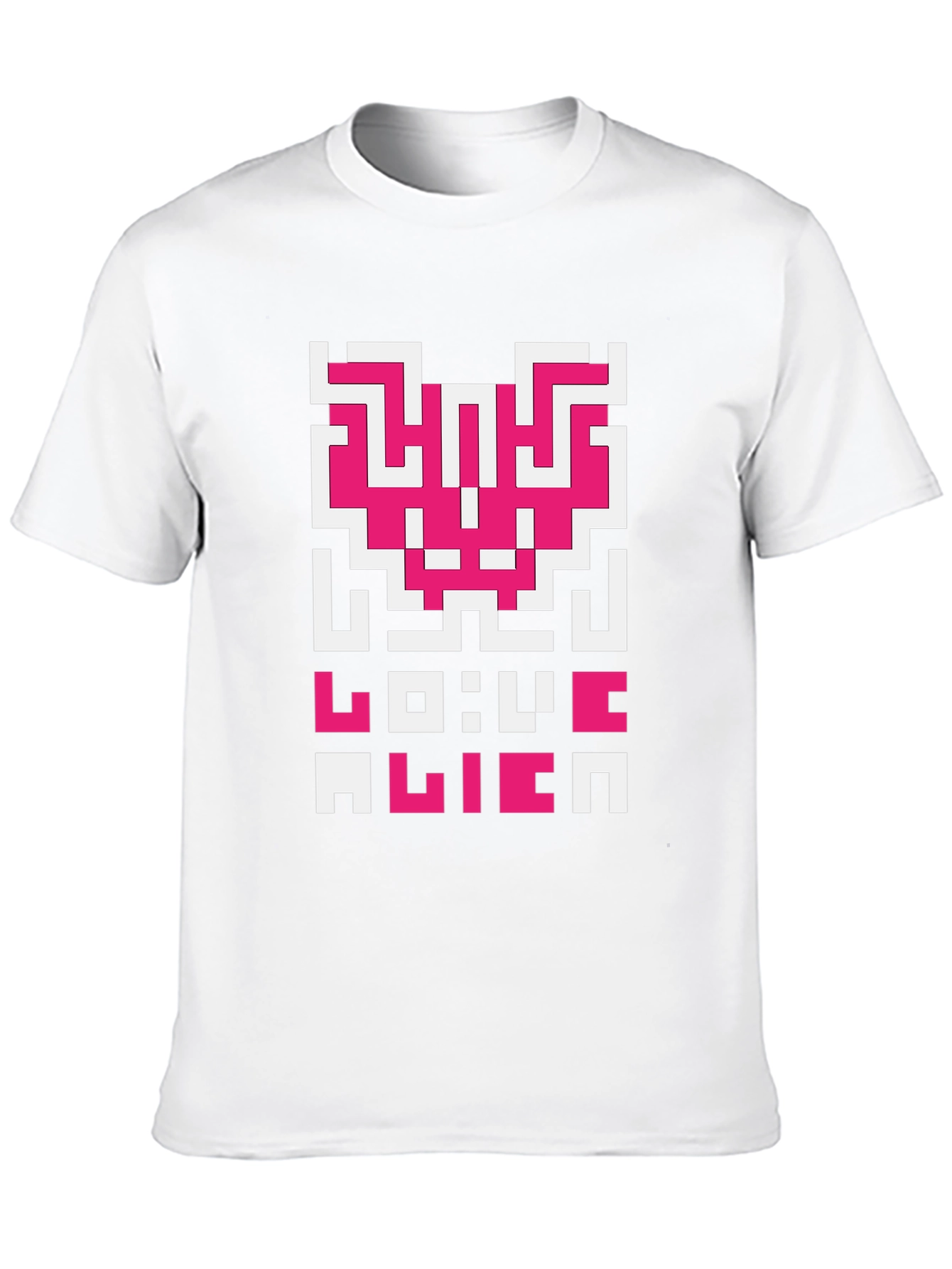 Love Alien Retro Graphic T-Shirt