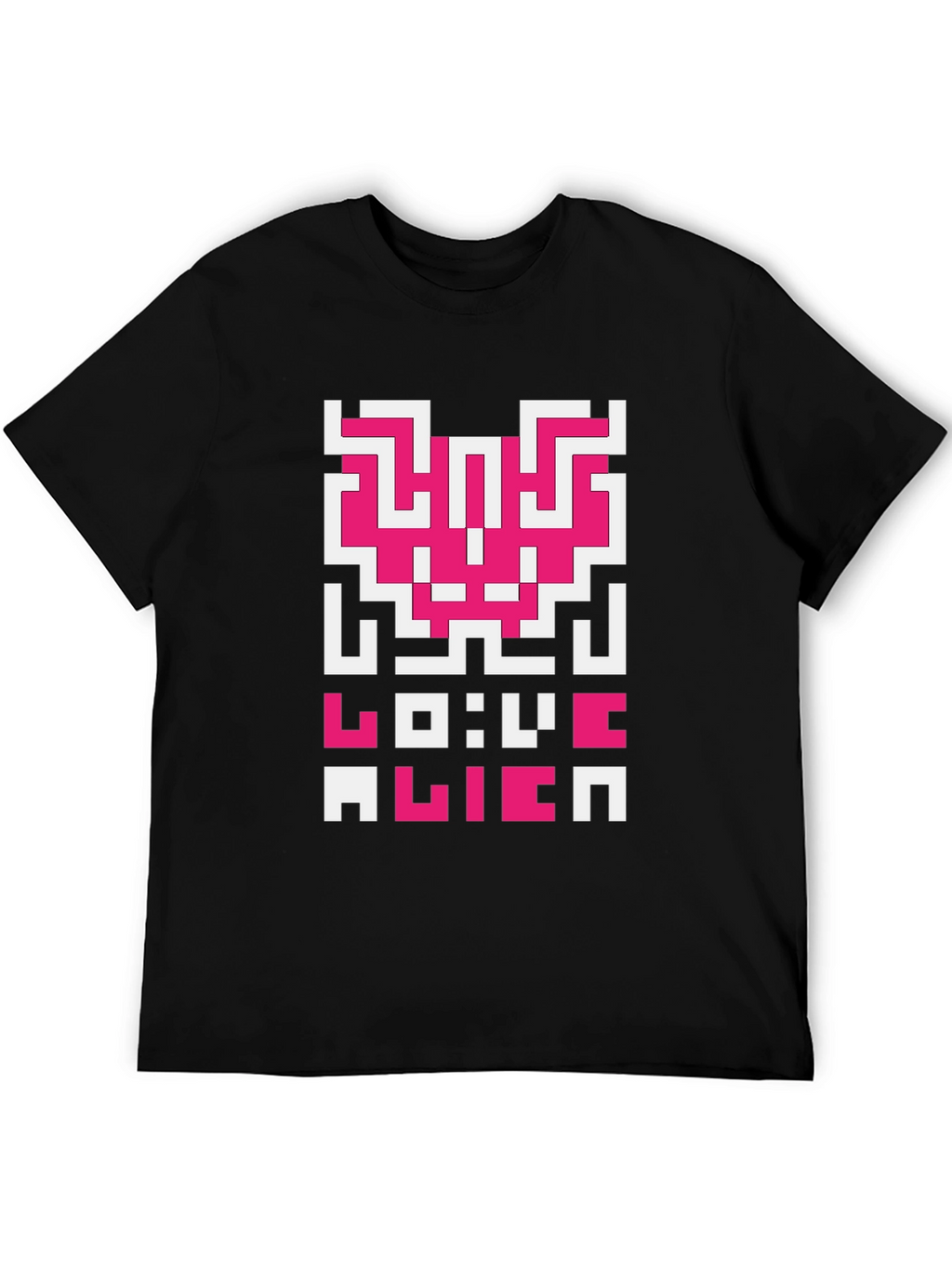 Love Alien Retro Graphic T-Shirt