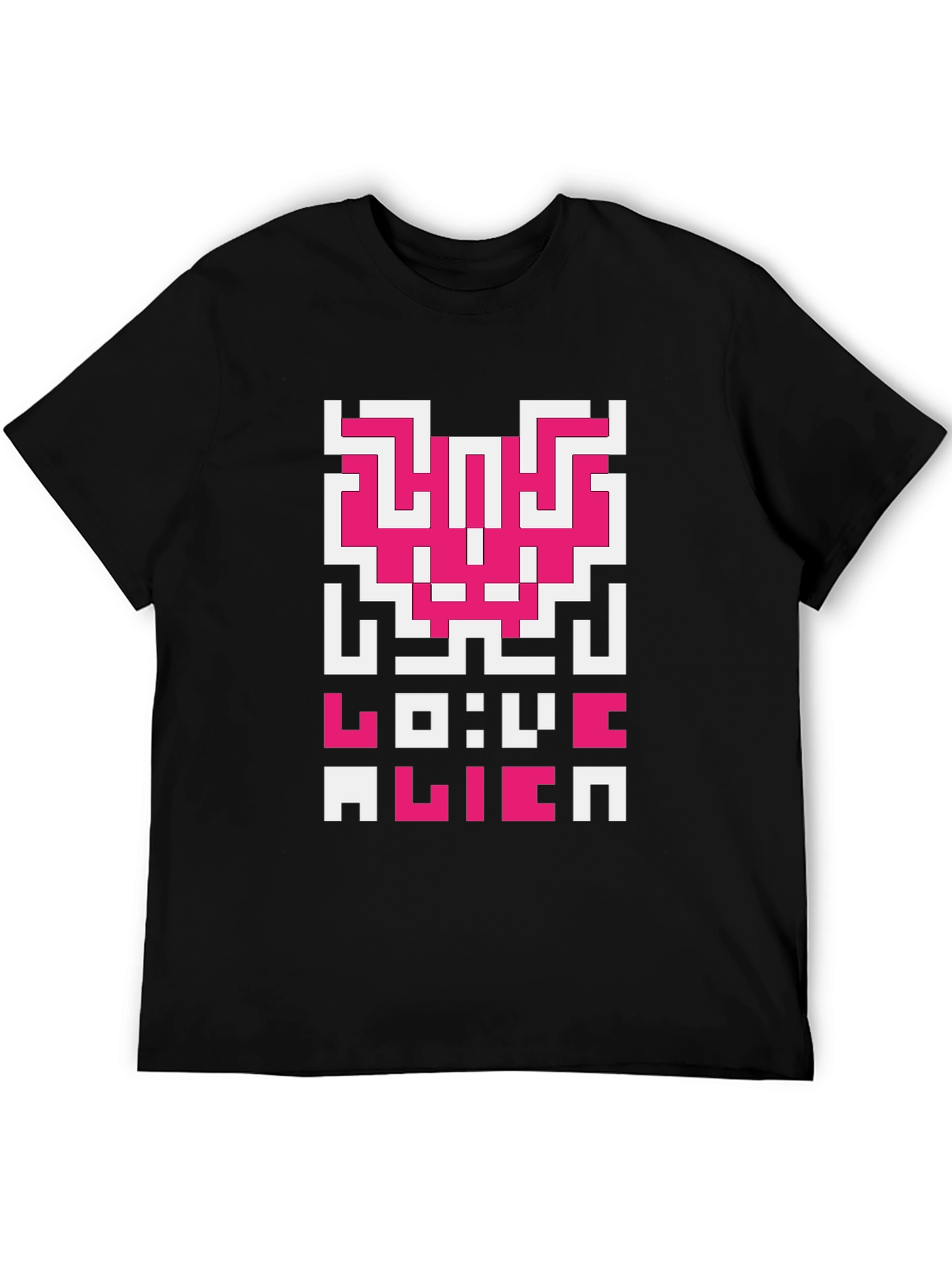 Love Alien Retro Graphic T-Shirt