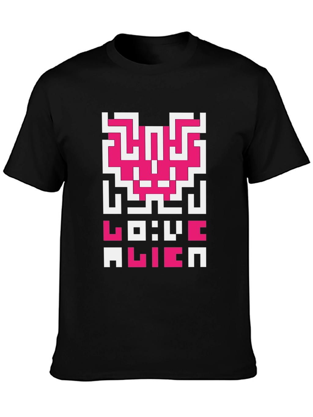 Love Alien Retro Graphic T-Shirt