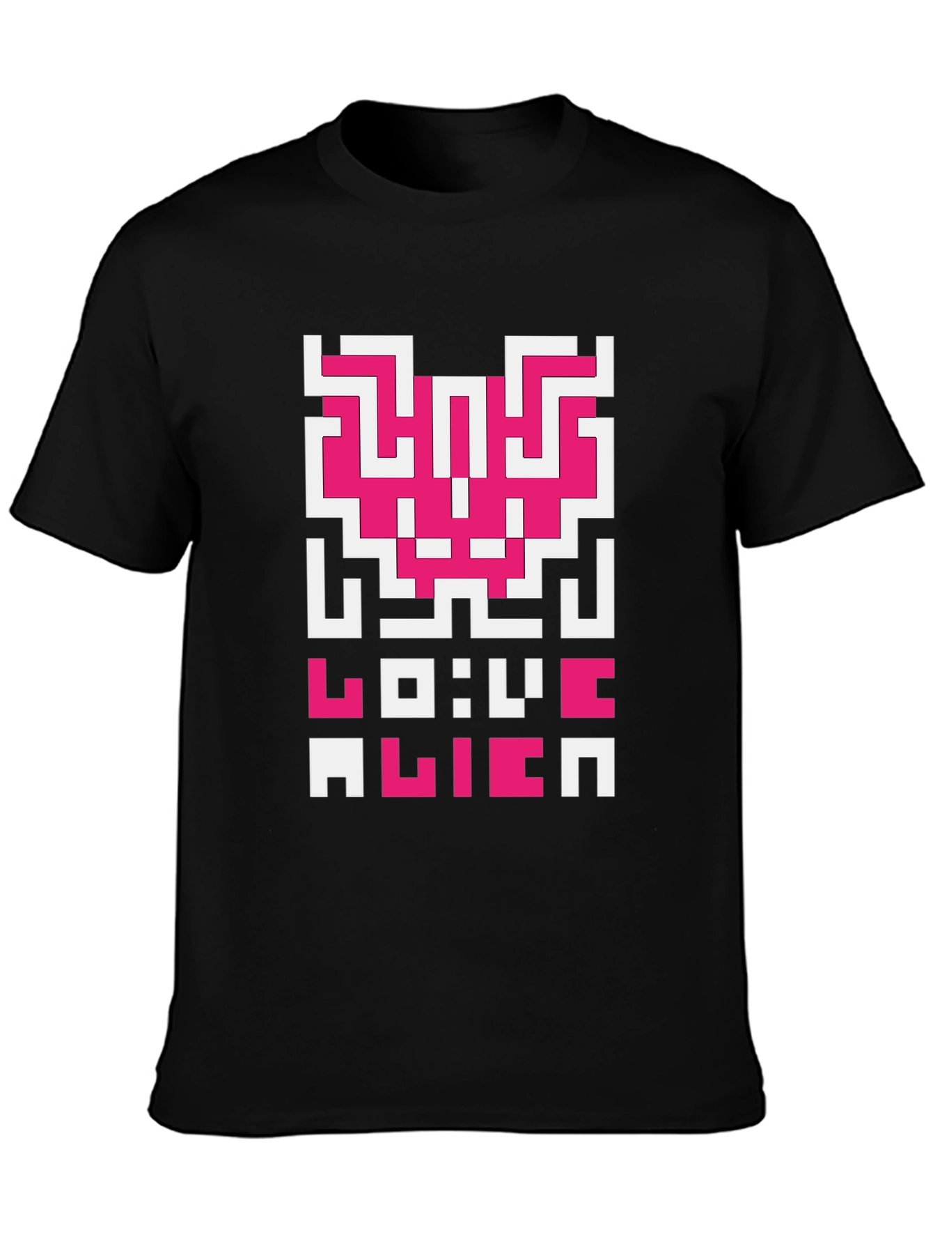 Love Alien Retro Graphic T-Shirt