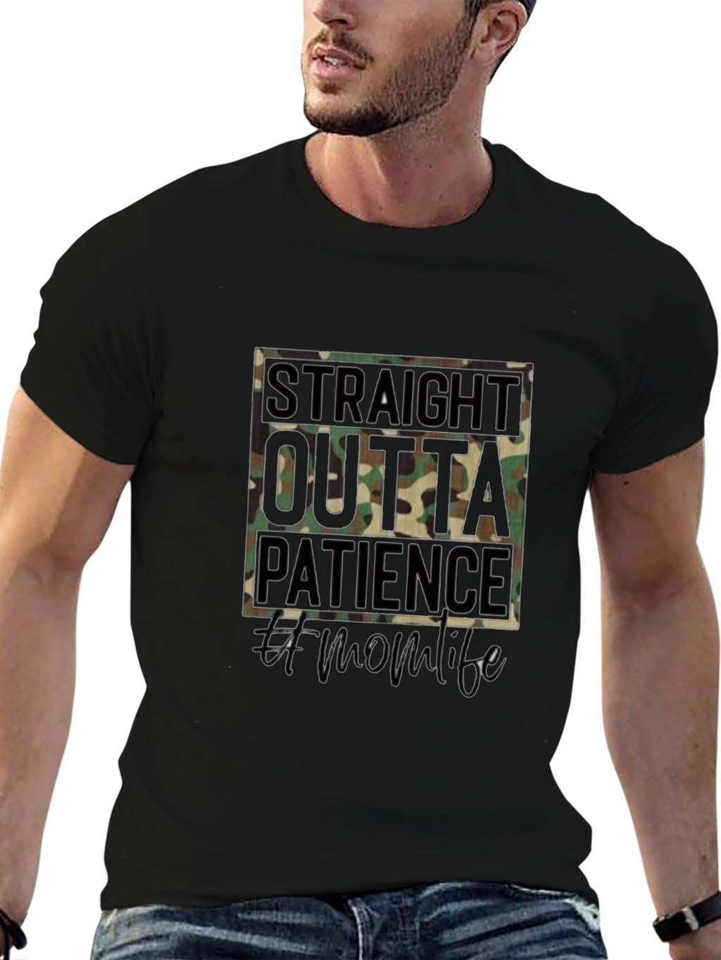 Straight Outta Patience Mom Life T-Shirt