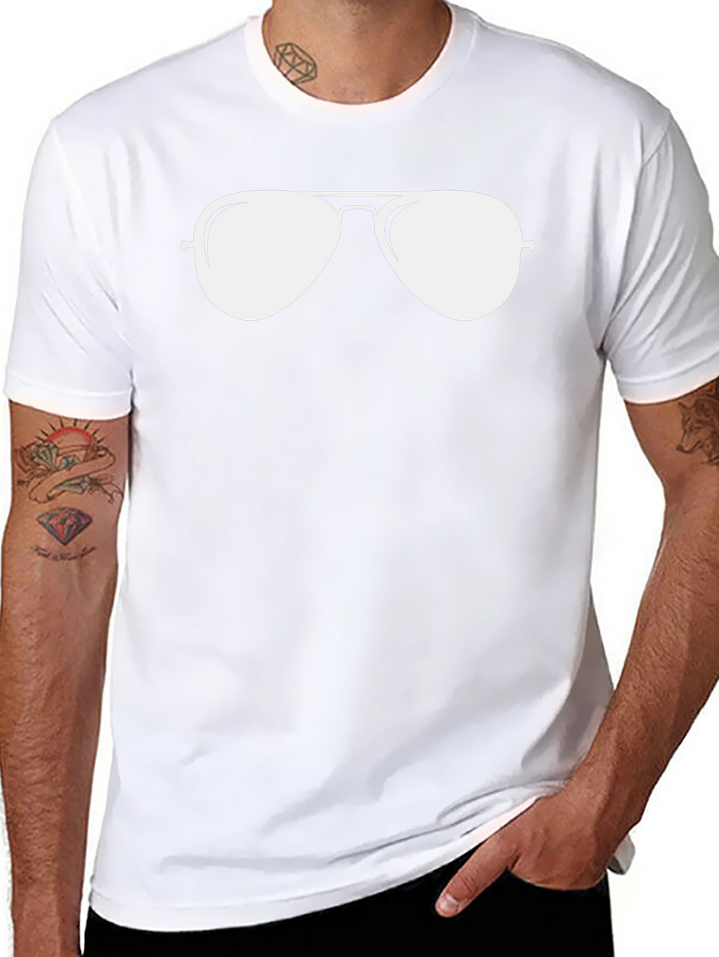 Cool Aviator Sunglasses Graphic T-Shirt