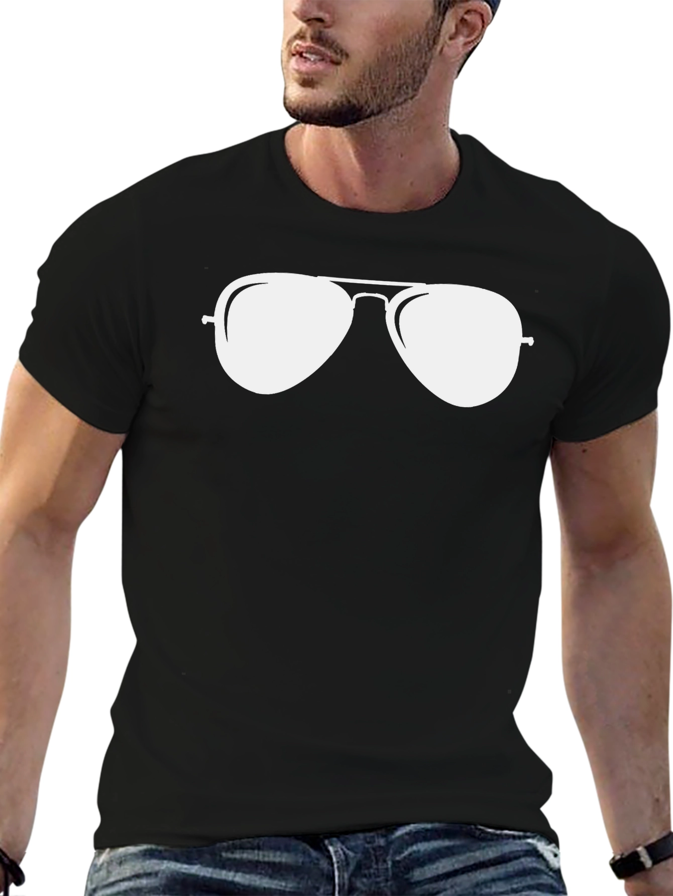 Cool Aviator Sunglasses Graphic T-Shirt