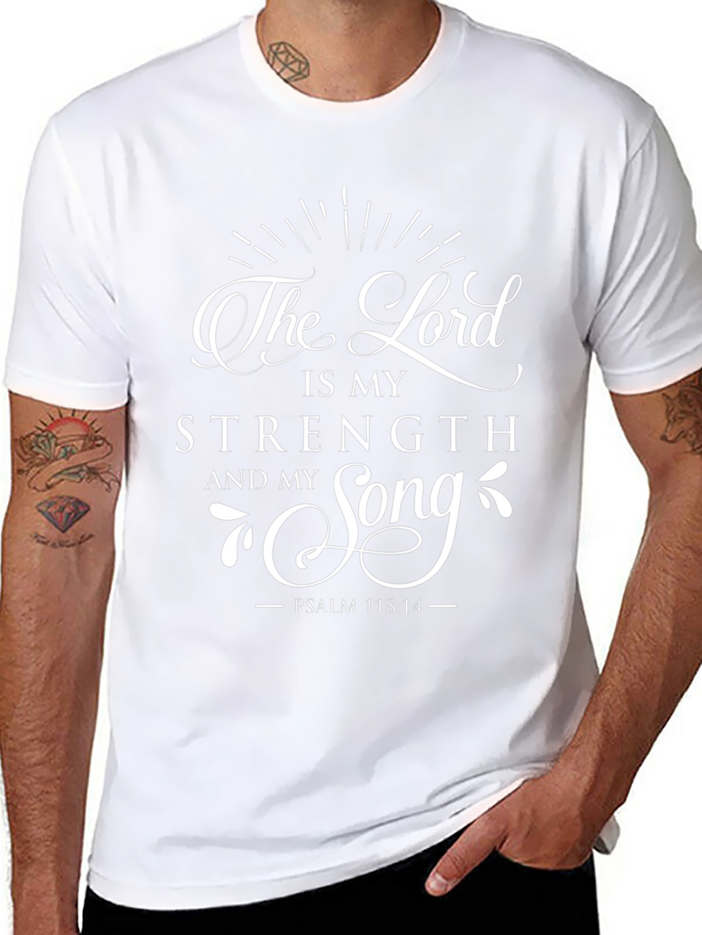 The Lord is My Strength T-Shirt Christian Tee